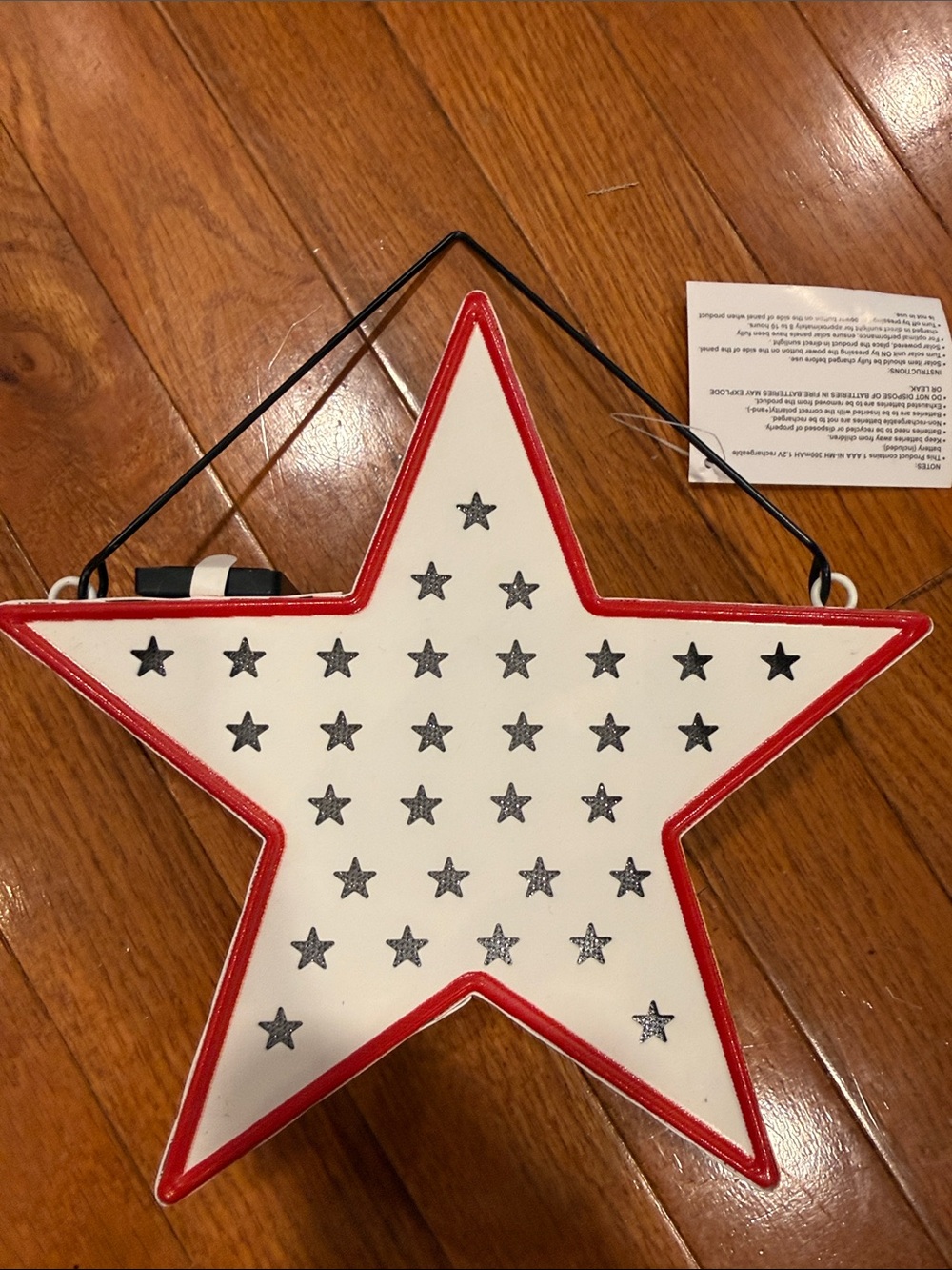 Celebrate 250th of Freedom!!!
7.5” Solar LED Patriotic Hanging lantern.